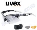 Okulary Uvex Crow Pro 2116 + dwa dodatkowe zestawy soczewek Okulary Uvex Crow Pro 2116 + dwa dodatkowe zestawy soczewek